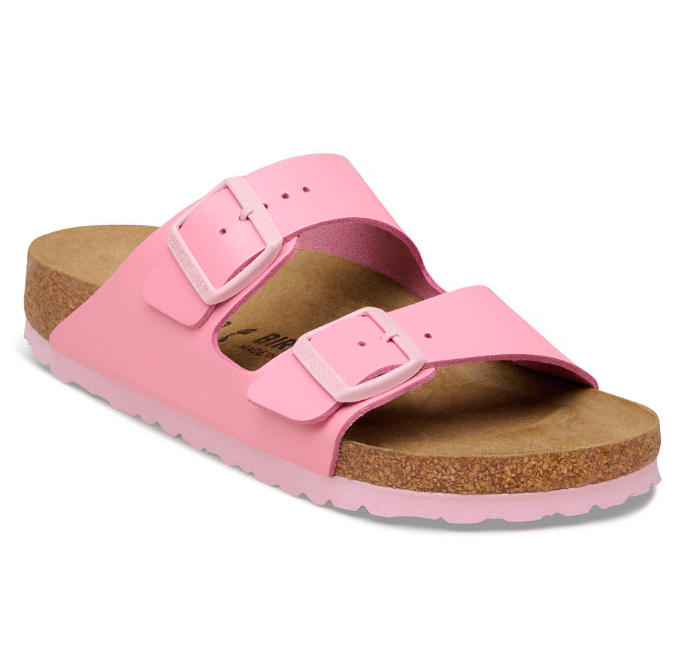 Arizona Cuir naturel verni - Fondant Pink