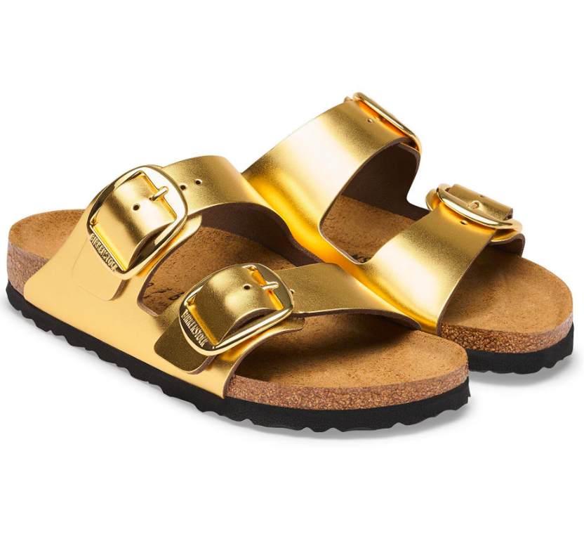 Arizona Big Buckle Cuir naturel - High-Shine Pure Sage
