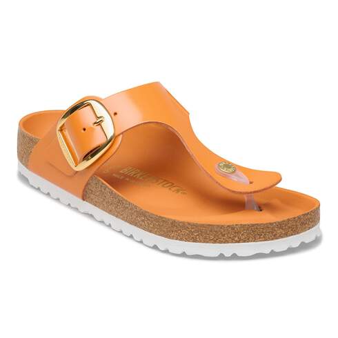 Madrid Big Buckle Birko-Flor verni - Patent White