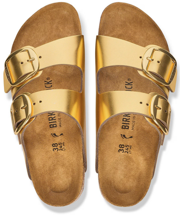 Arizona Big Buckle Cuir naturel - High-Shine Pure Sage