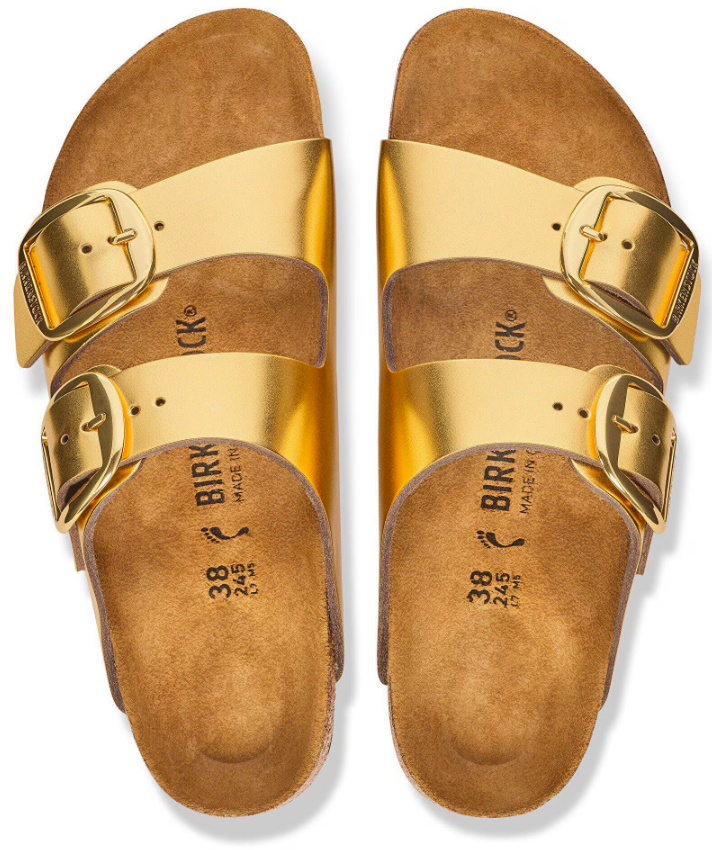 Arizona Big Buckle Cuir naturel - High-Shine Pure Sage
