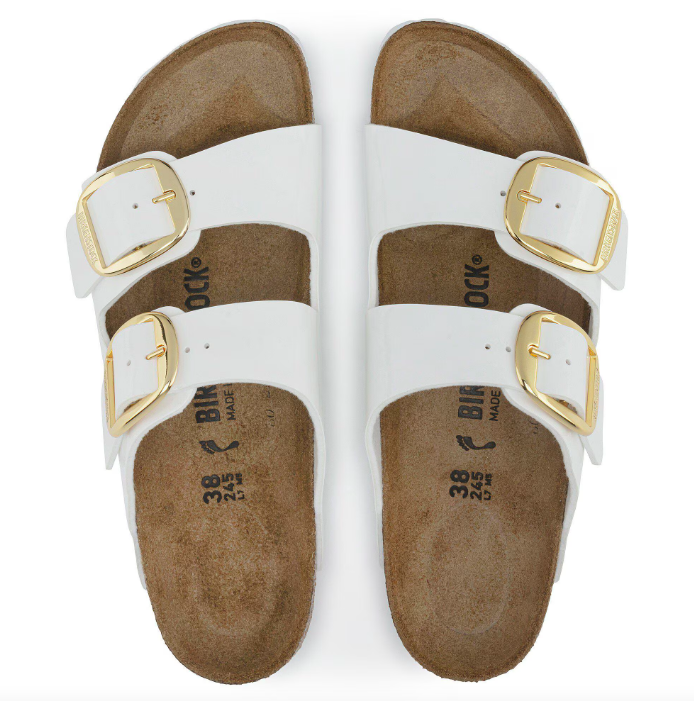 Arizona Big Buckle Birko-Flor verni - Patent White