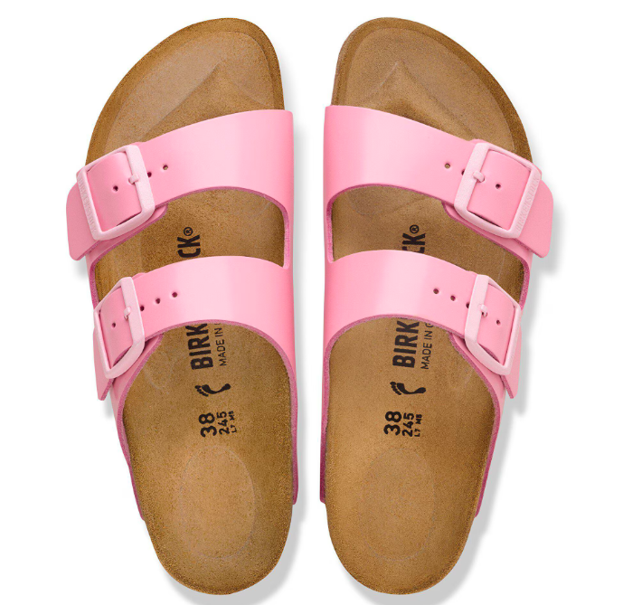 Arizona Cuir naturel verni - Fondant Pink