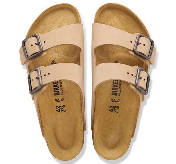 Arizona Wire Buckle Cuir nubuck - Sandcastle