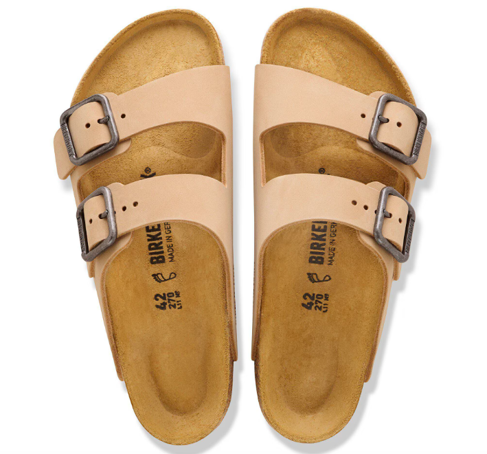 Arizona Wire Buckle Cuir nubuck - Sandcastle