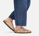 Arizona Wire Buckle Cuir nubuck - Sandcastle