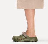 Birki Flow TEX EVA - Khaki/Gray Taupe