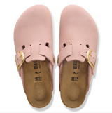 Boston Big Buckle Cuir nubuck - Soft Pink