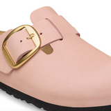 Boston Big Buckle Cuir nubuck - Soft Pink