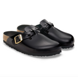 Boston Braided Cuir naturel - Black New Dressy Leather