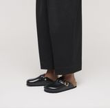 Boston Braided Cuir naturel - Black New Dressy Leather