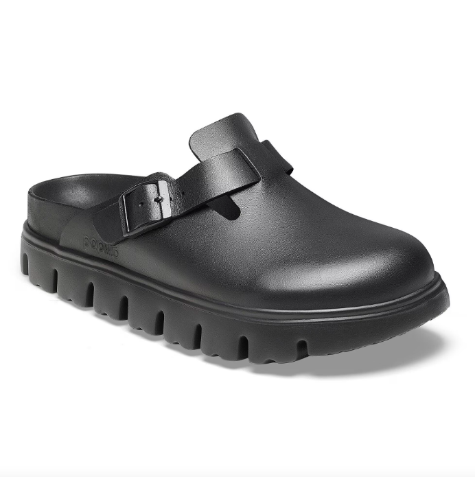 Boston Chunky Cuir naturel Noir