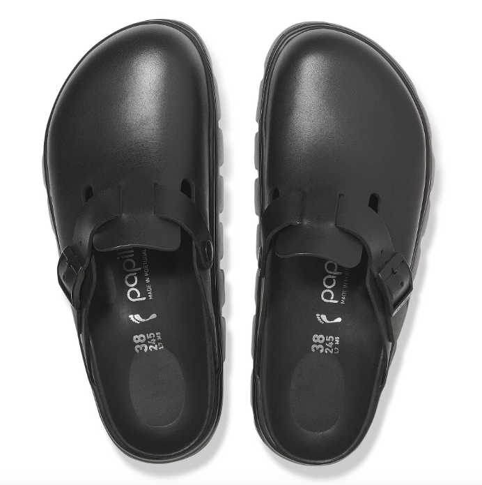 Boston Chunky Cuir naturel Noir