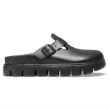 Boston Chunky Cuir naturel Noir
