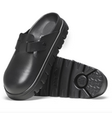 Boston Chunky Cuir naturel Noir