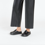 Boston Chunky Cuir naturel Noir