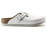 Boston Super Grip Cuir naturel - Blanc