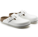 Boston Super Grip Cuir naturel - Blanc