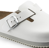 Boston Super Grip Cuir naturel - Blanc