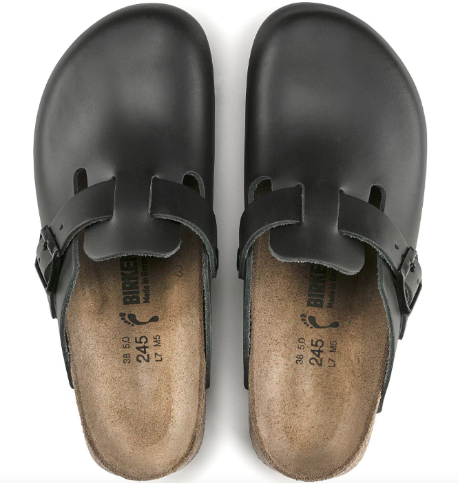 Boston Super Grip Cuir naturel - Noir