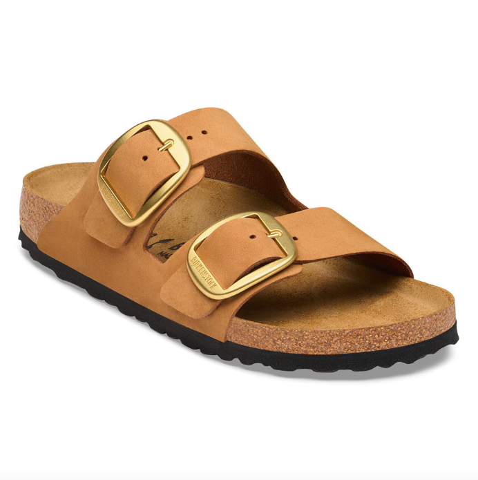 Arizona Big Buckle Cuir nubuck - Mink