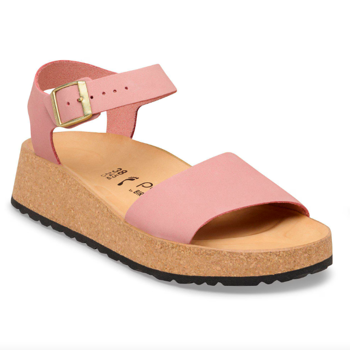 Glenda Cuir nubuck - Pink Clay
