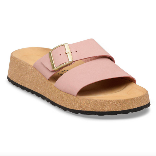 Almina Cuir nubuck - Pink Clay