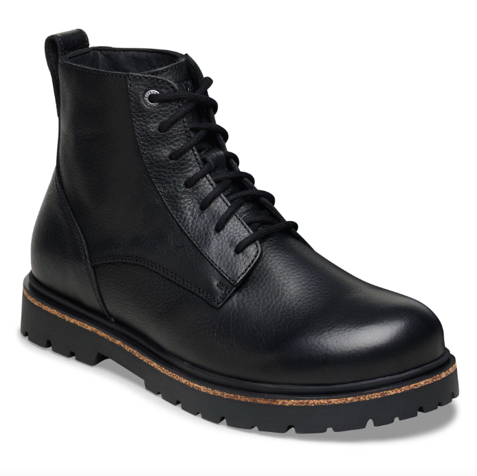 Highwood Lace Mid Women Cuir naturel - Noir