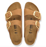 Arizona Big Buckle Cuir nubuck - Mink