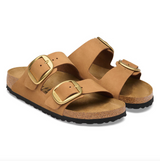 Arizona Big Buckle Cuir nubuck - Mink