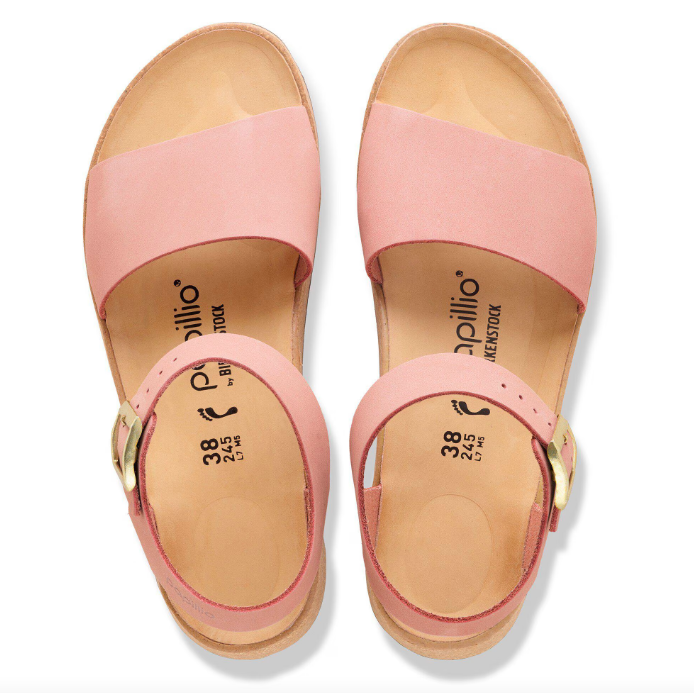 Glenda Cuir nubuck - Pink Clay