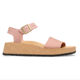 Glenda Cuir nubuck - Pink Clay