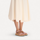 Glenda Cuir nubuck - Pink Clay