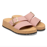 Almina Cuir nubuck - Pink Clay