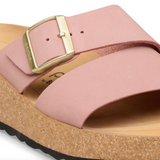Almina Cuir nubuck - Pink Clay