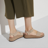 Glenda Cuir nubuck - Sandcastle