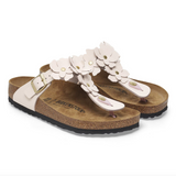 Gizeh Flower Embellishment Cuir naturel - Rose clair