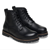 Highwood Lace Mid Women Cuir naturel - Noir