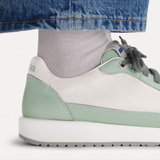 Honnef City Cuir mixte - Pure Sage / Blanc