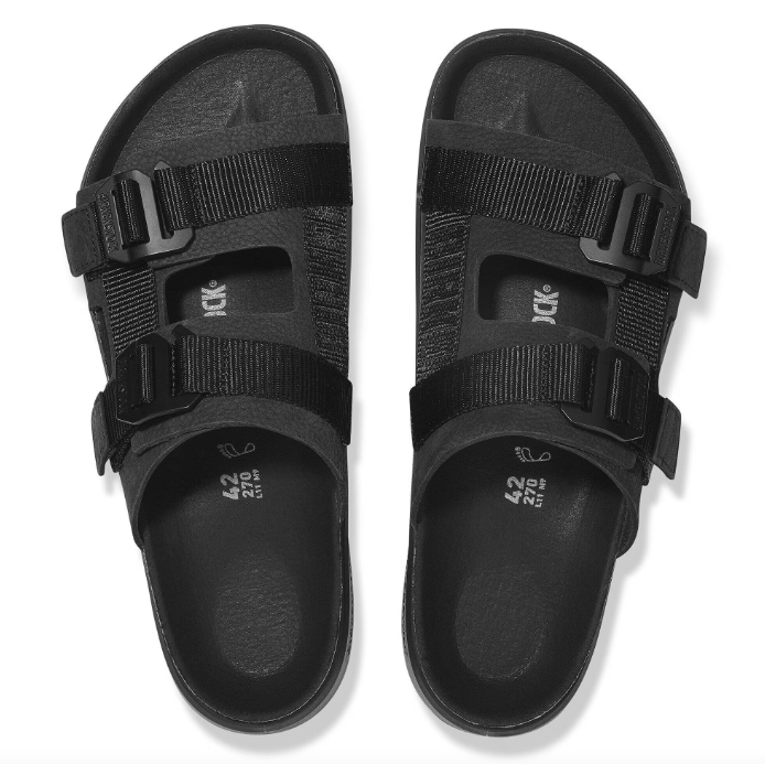 Shinjuku 2 Strap Cuir naturel/Textile - Noir