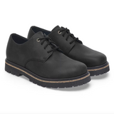 Highwood Lace Low Cuir naturel - Black