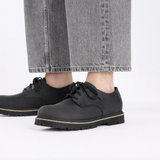 Highwood Lace Low Cuir naturel - Black