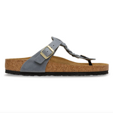 Gizeh Braided Cuir huilé - Basalt Gray