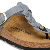 Gizeh Braided Cuir huilé - Basalt Gray