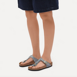 Gizeh Braided Cuir huilé - Basalt Gray