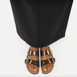Arizona Emboss Leather Black