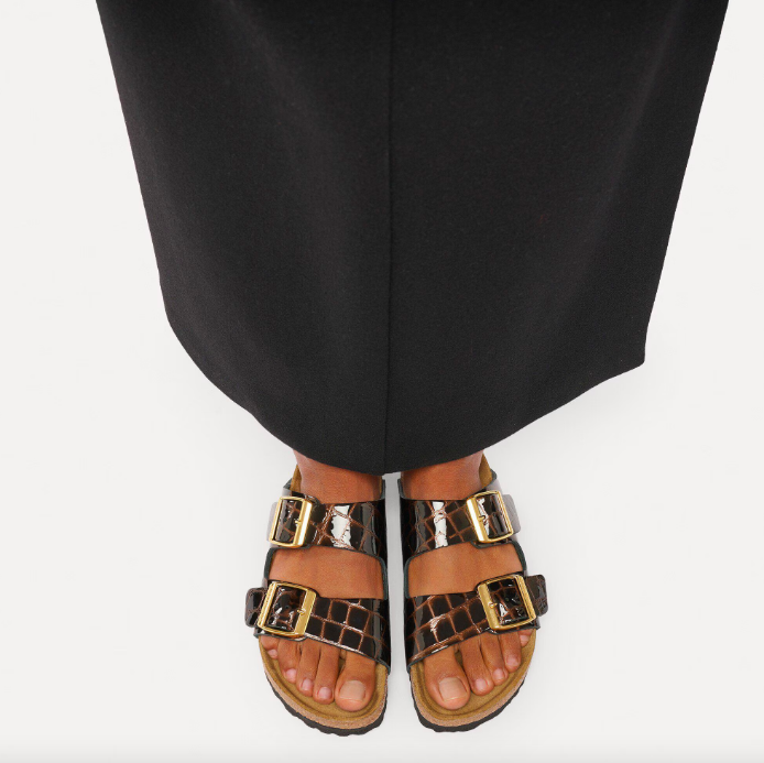 Arizona Emboss Leather Black