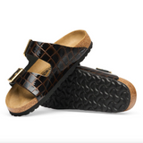 Arizona Emboss Leather Black