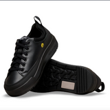 Melbourne PRO ESD Cuir naturel enduit - Jet Black
