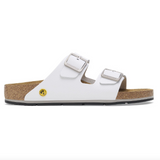 Arizona PRO ESD Cuir naturel enduit - White